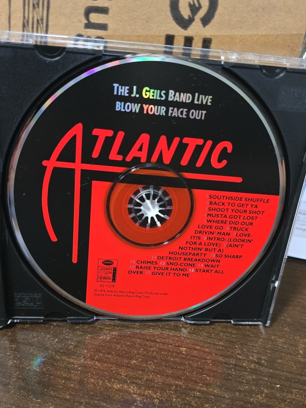 Branded Digital Media Disc - Black and Red